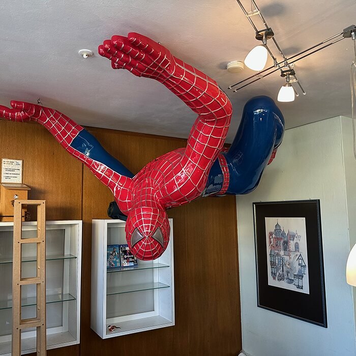 Spider-Man an der Decke — Adler Kontor