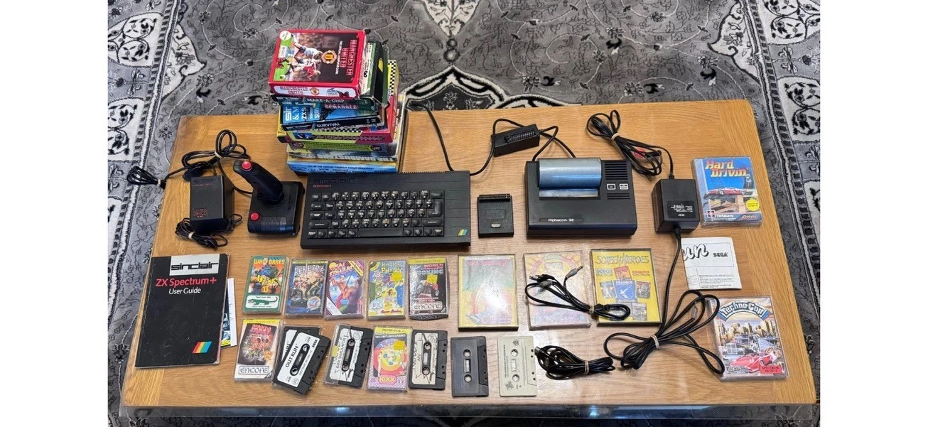 Sinclair ZX Spectrum+ Set – geprüft & funktionsfähig – Spiele, Zubehör etc.