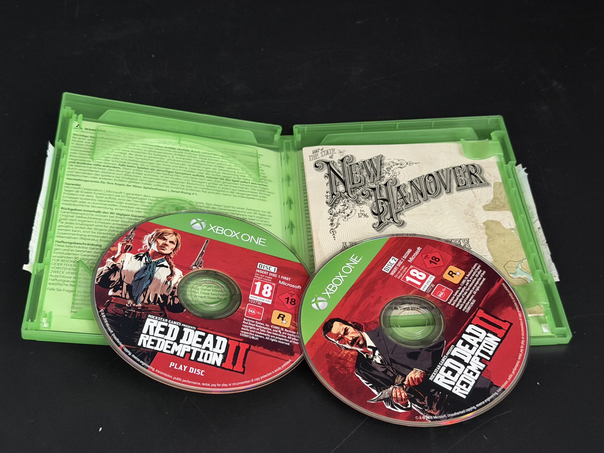 Red Dead Redemption 2 – Xbox One (2 Discs + Karte, PAL, deutsch)