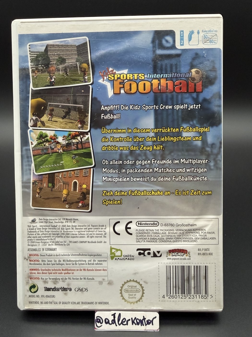 Kidz Sports International Football – Nintendo Wii – Bild 2
