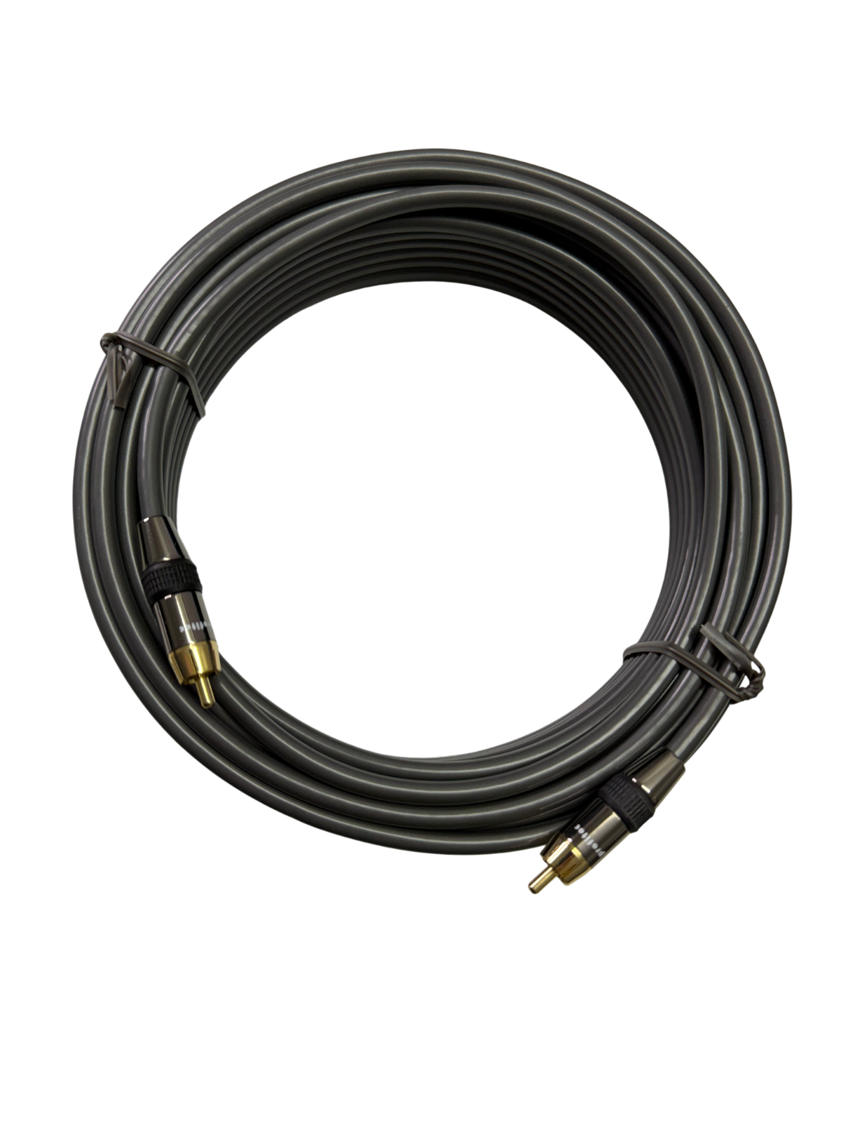 High End Cinch Kabel 15m – RCA Audio Kabel, vergoldete Stecker, OFC, ProfiTec – Bild 5