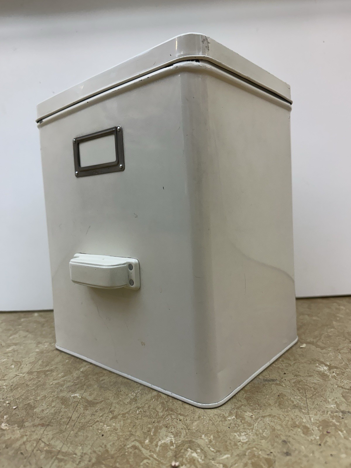 Große Metall-Apothekendose / Vorratsbehälter – Bild 4