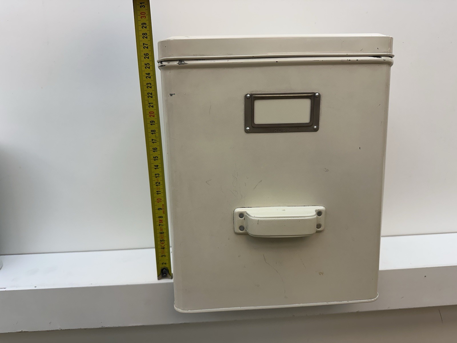 Große Metall-Apothekendose / Vorratsbehälter – Bild 6