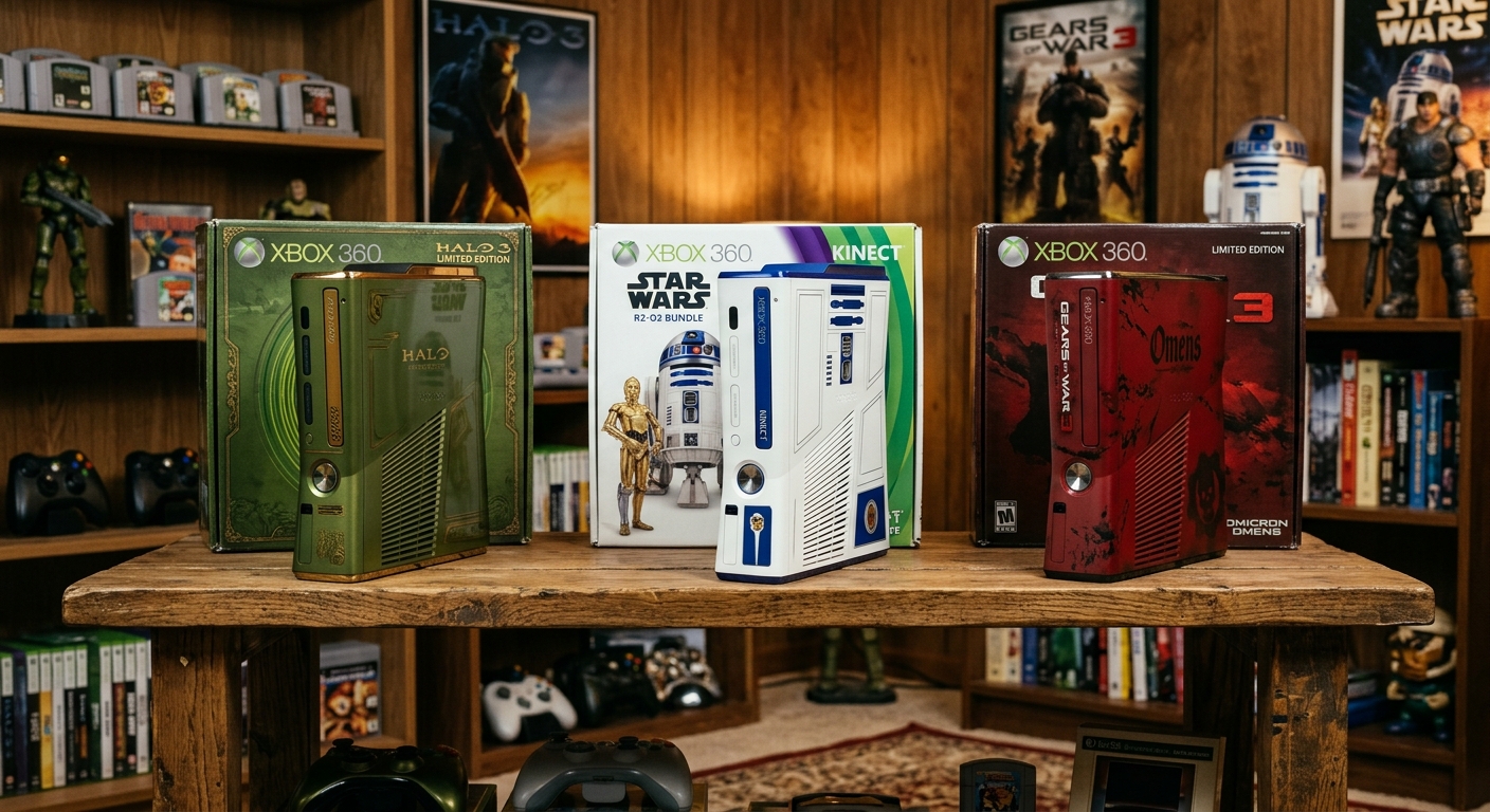 Xbox 360 Limited Editions: Halo, Star Wars und Gears of War Sonderkonsolen im Überblick