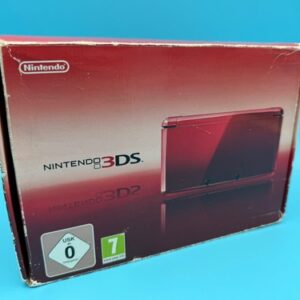 Nintendo 3DS Spielkonsole Metallic Rot – komplett im Originalkarton