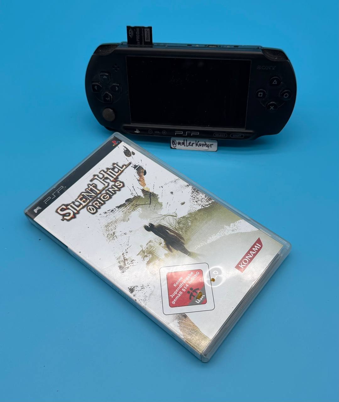 Sony PSP mit Silent Hill Origins Spiel